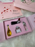 Coffret DIOR 3 mini parfum +lipstick