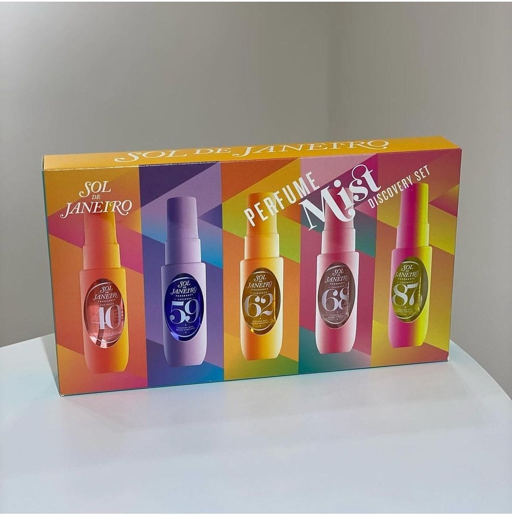 Sol de Janeiro Perfume Mist Discovery Set – Coffret 5 Brumes Parfumées Corps & Cheveux 35ml