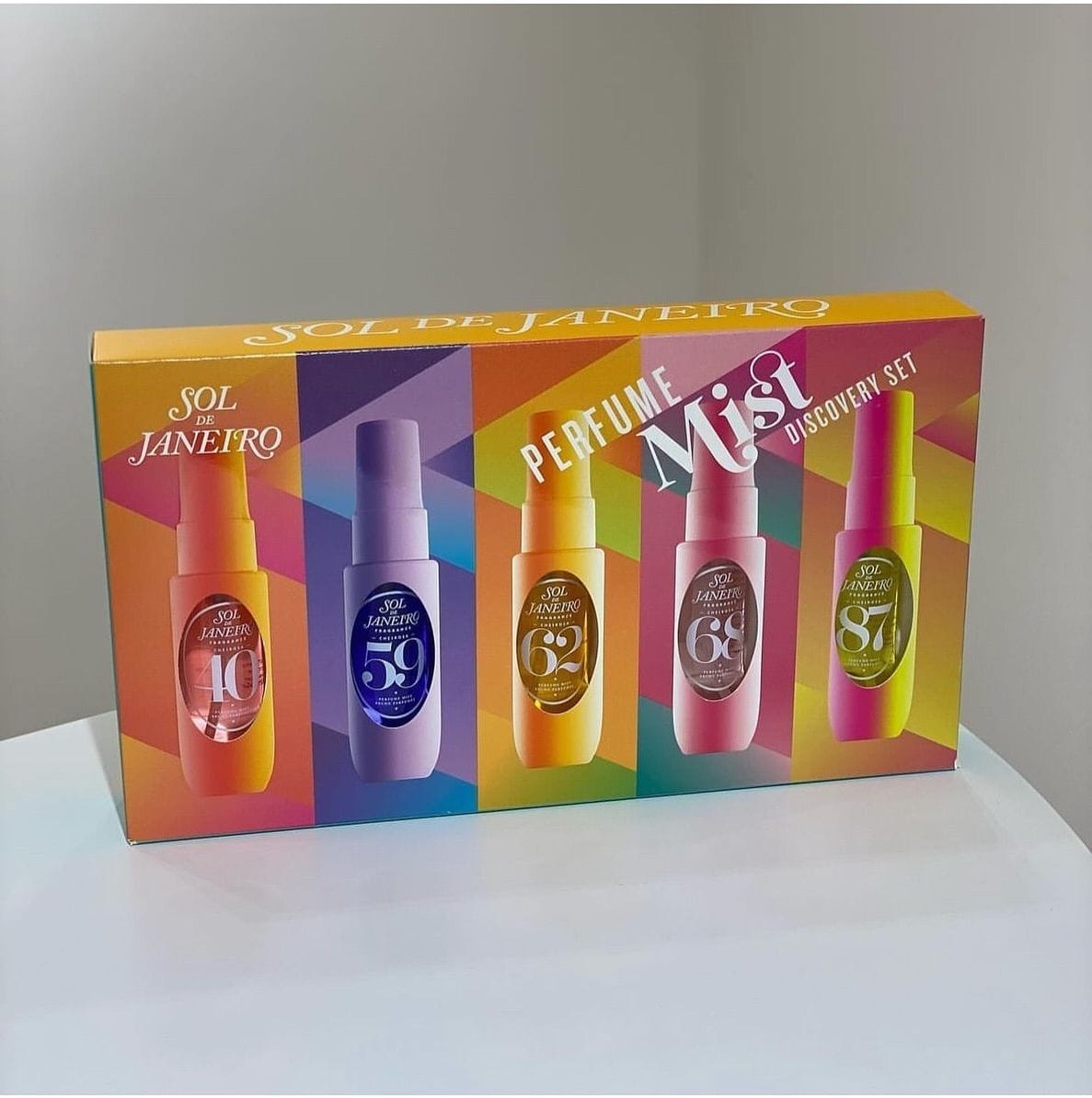 Sol de Janeiro Perfume Mist Discovery Set – Coffret 5 Brumes Parfumées Corps & Cheveux 35ml