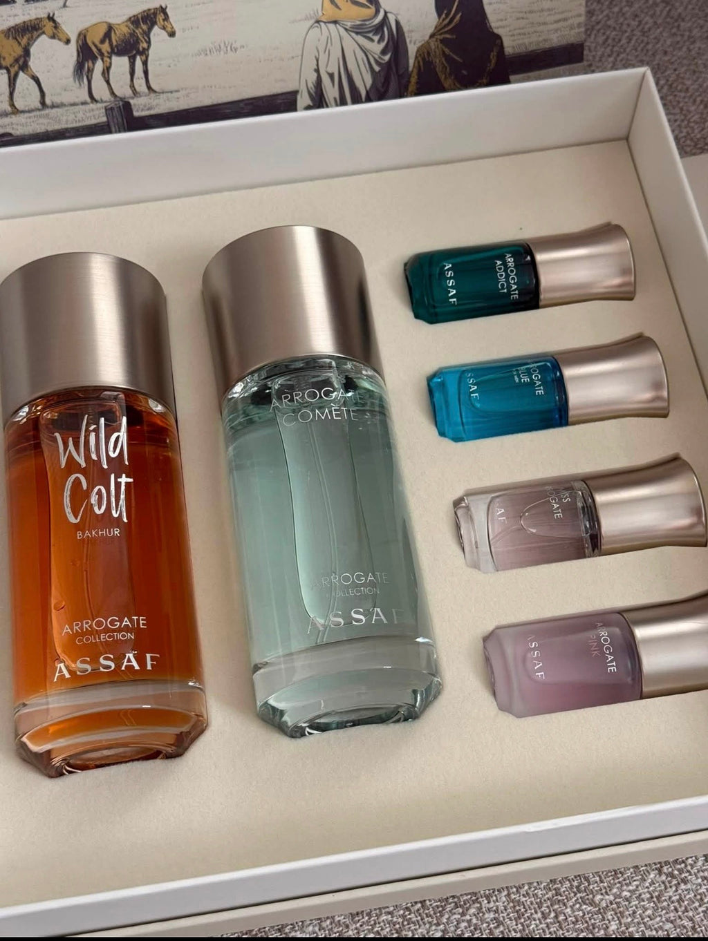 Box unisex ✨Bkhur collection by assaf ✨ 2 parfums 150ml+ 4 miniatures différentes 10ml