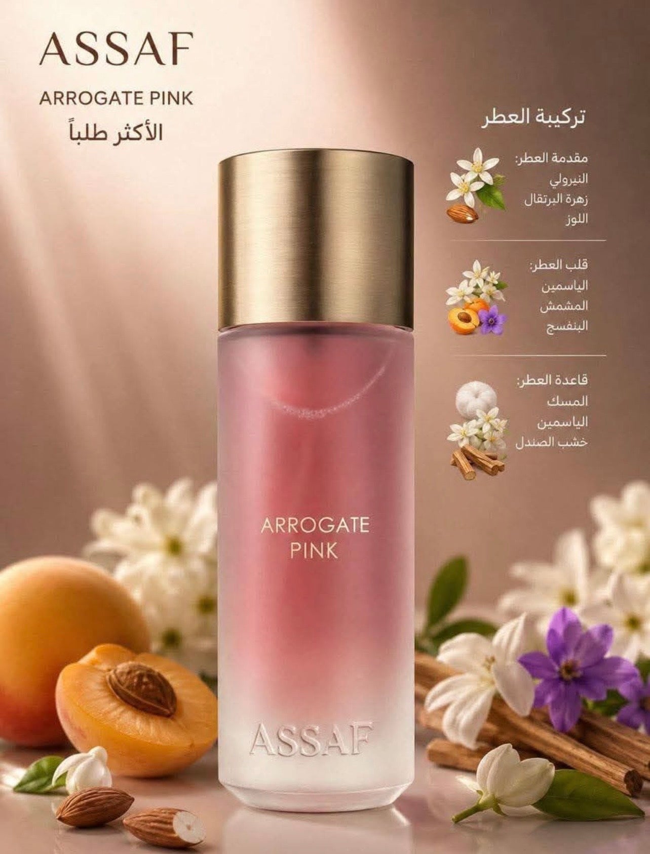 Arrogate Pink Eau De Parfum (200ml) – Assaf
