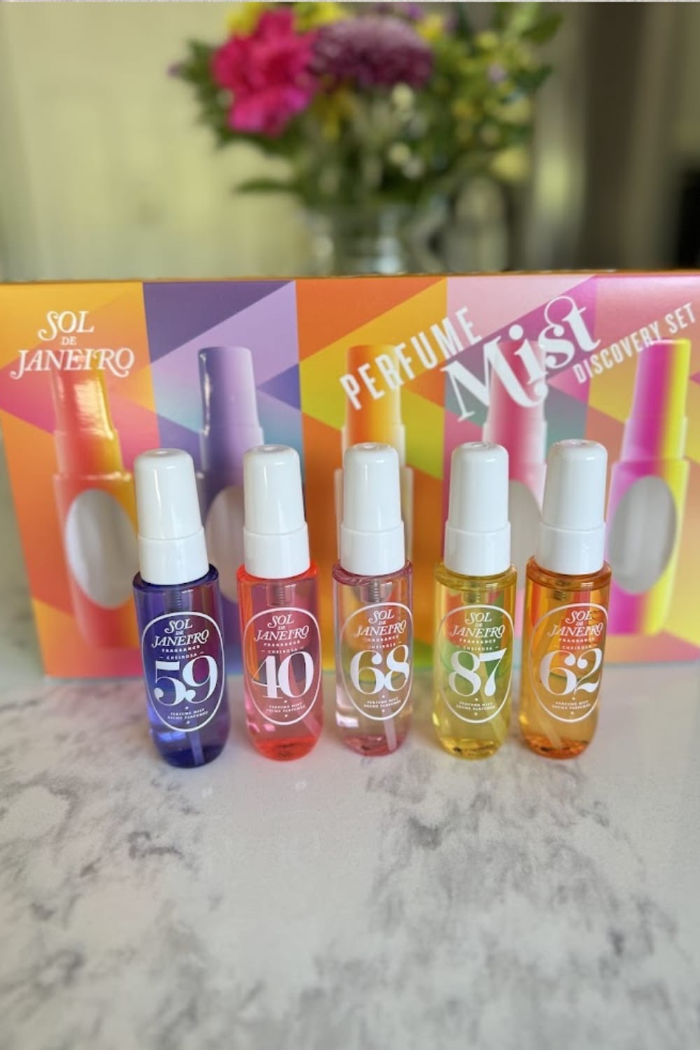 Sol de Janeiro Perfume Mist Discovery Set – Coffret 5 Brumes Parfumées Corps & Cheveux 35ml