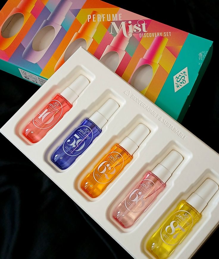 Sol de Janeiro Perfume Mist Discovery Set – Coffret 5 Brumes Parfumées Corps & Cheveux 35ml