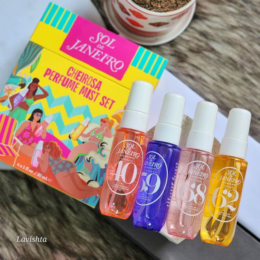 SOL DE JANEIRO Cheirosa Perfume Mist Set Coffret de Brumes Parfumées 4*30ml