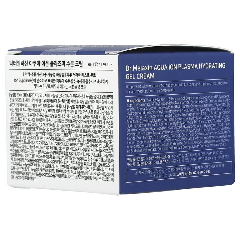 Dr.Melaxin Aqua Ion Plasma Hydrating Gel Cream, 1.69 fl oz (50 ml)