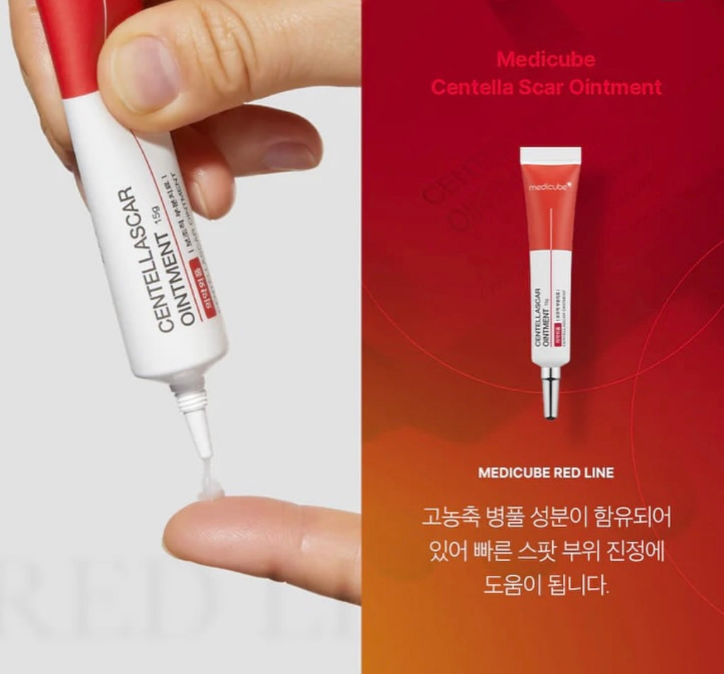 MEDICUBE Centellascar Ointment | 15g | Intensive Spot Care, Skin Barrier Strengt