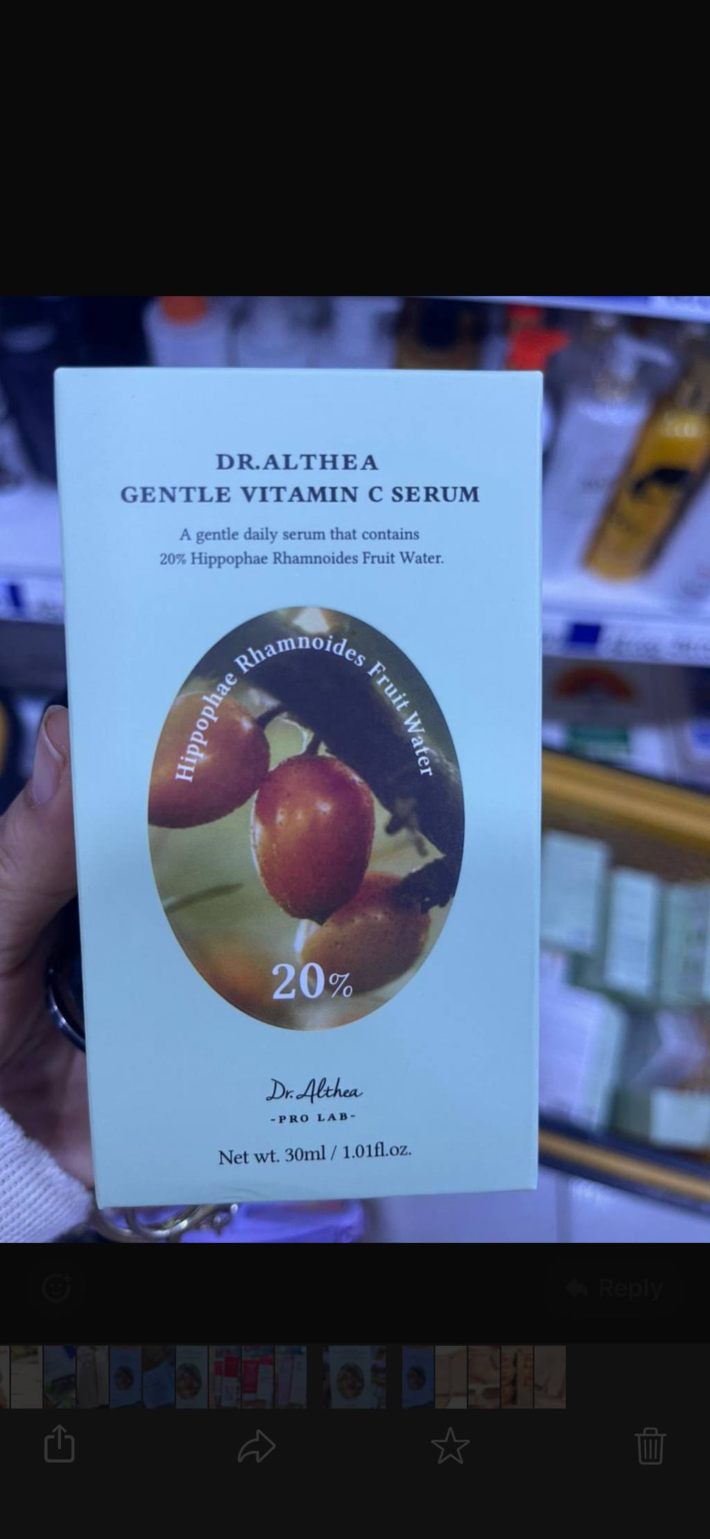 Dr Althea Vitamin C Serum for Skin Lightening 20% 30 ml