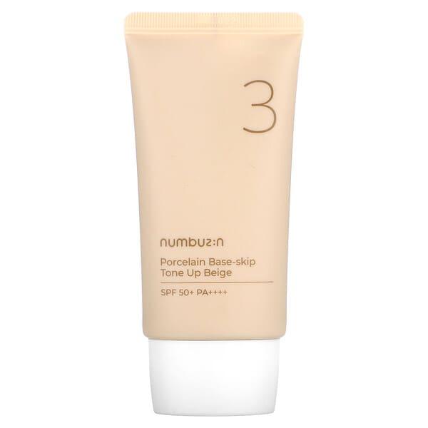 Numbuzin No.3 Porcelain Baseskip Tone Up Spf50+ Pa++++ 50ml