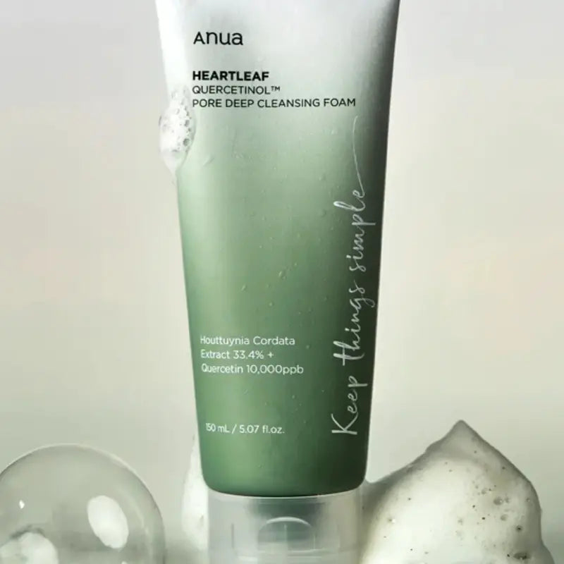 ANUA - Mousse nettoyante en profondeur Heartleaf Quercetinol Pore - 150ml
